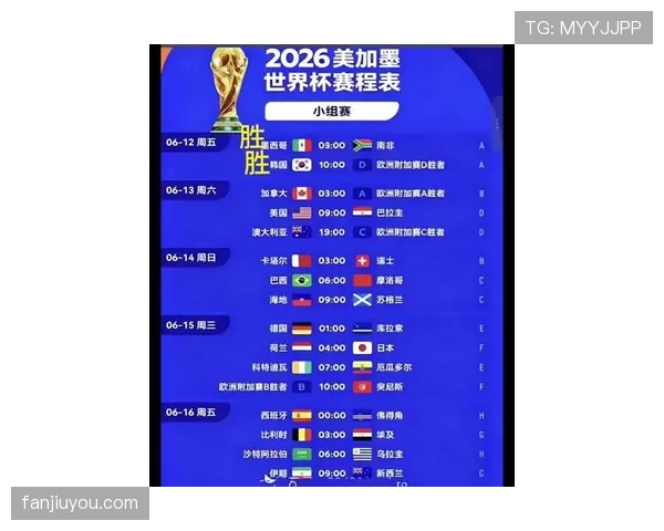 2026世界杯完整版晋级席位解析